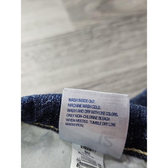 (3/$35) Old Navy Jeans Womens 12 Blue Sweetheart Stretch Denim Mid Rise Straight - Picture 7 of 12